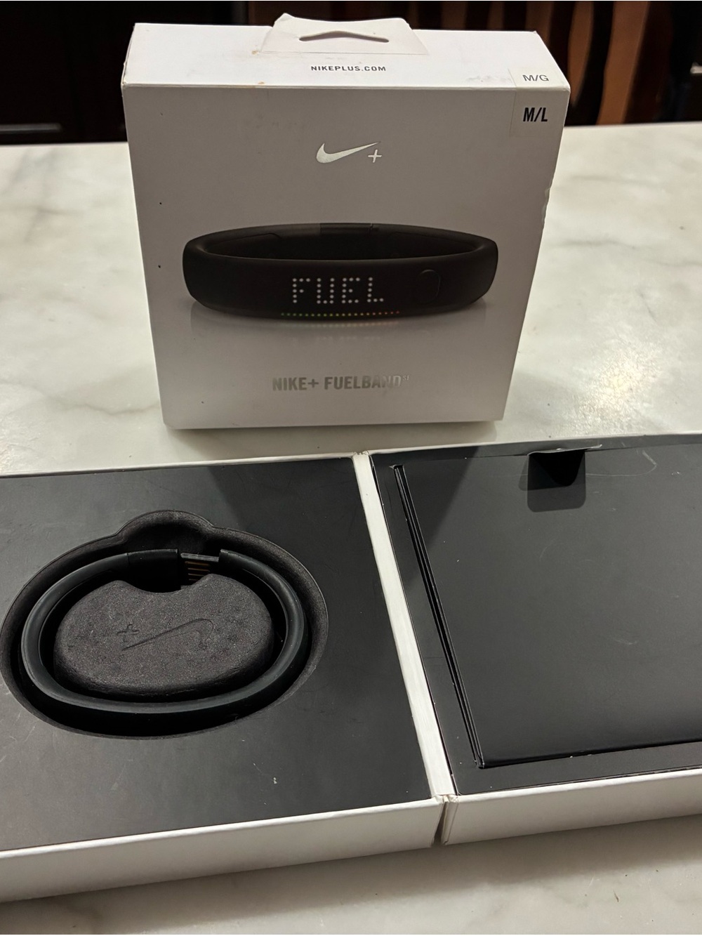 Nike Black FuelBand with LED Display and Charger